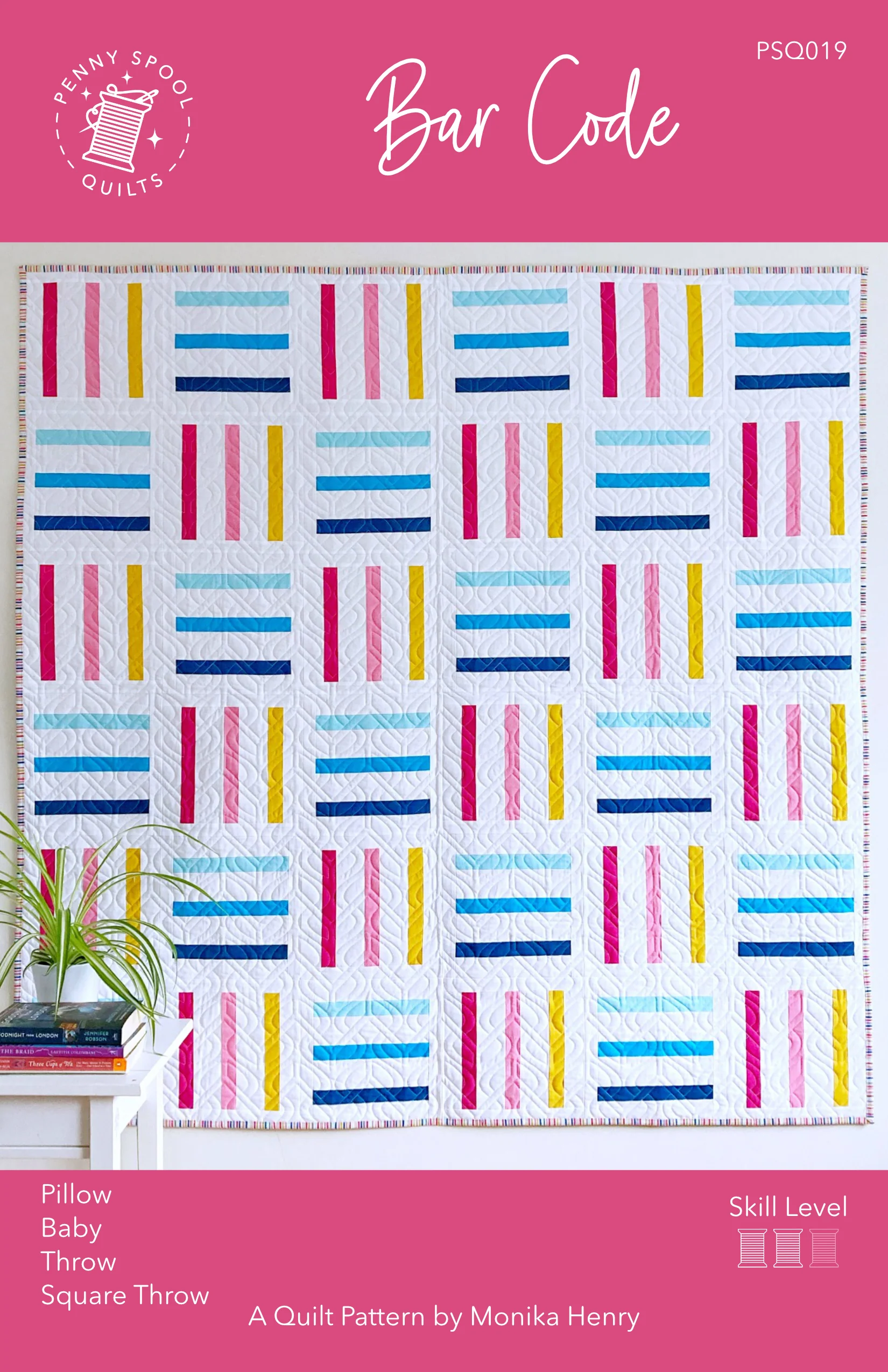 Bar Code Quilt Pattern - PDF Instant Download - Image 7