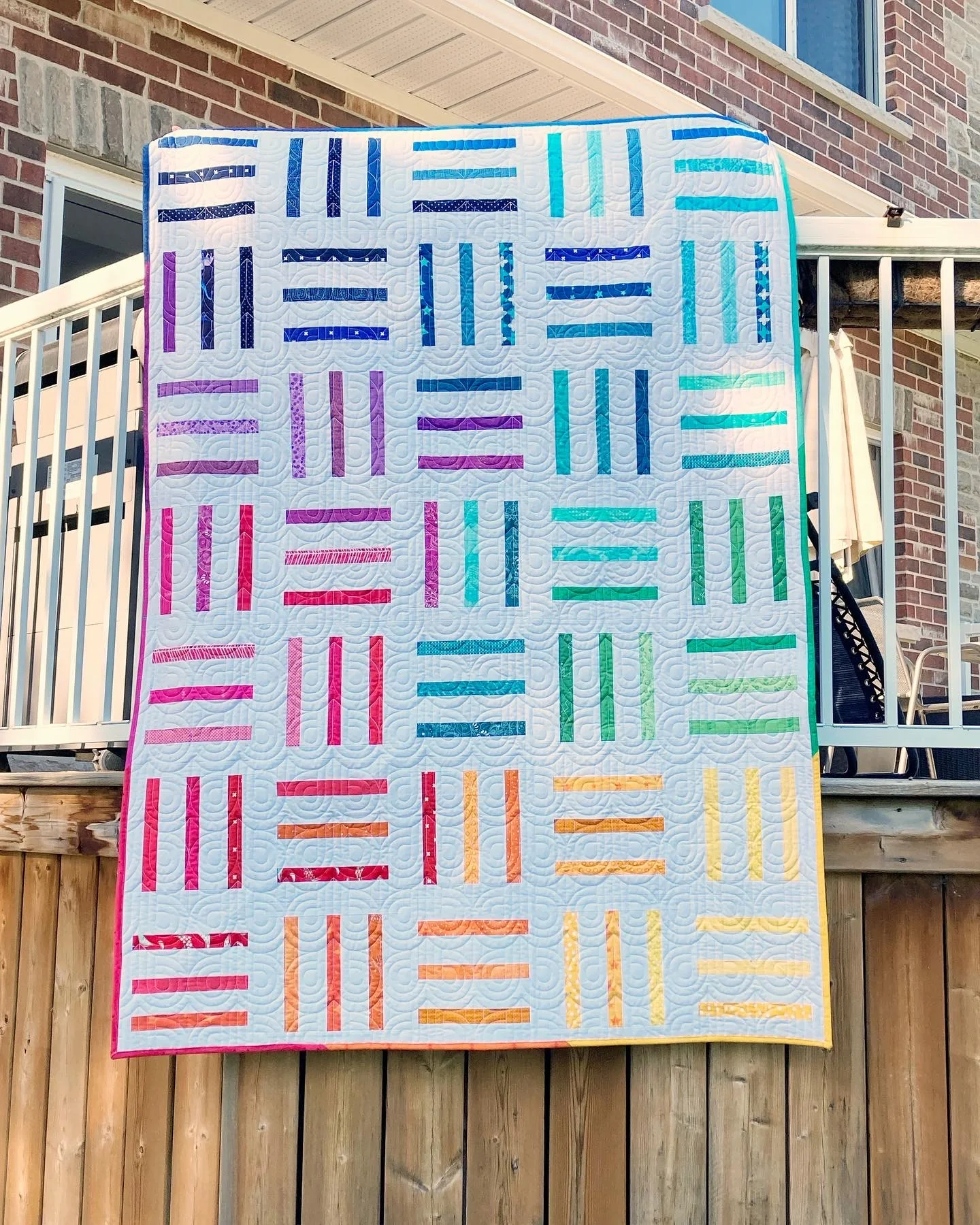 Bar Code Quilt Pattern - PRINTED PATTERN - Image 5