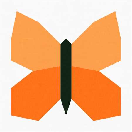 Butterfly FPP Quilt Block Pattern - PDF Instant Download - Image 3
