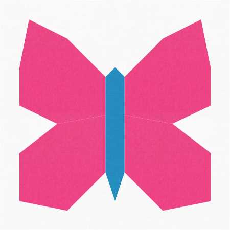 Butterfly FPP Quilt Block Pattern - PDF Instant Download - Image 4