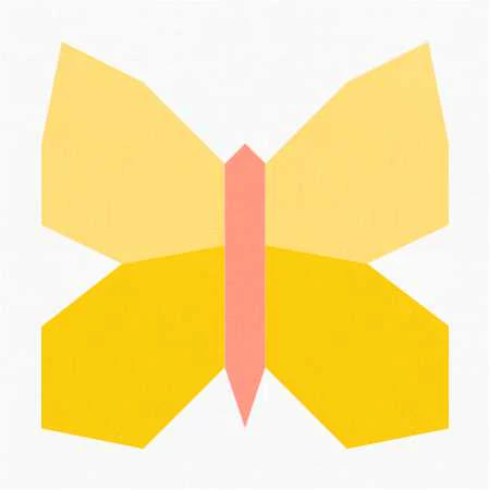 Butterfly FPP Quilt Block Pattern - PDF Instant Download - Image 6