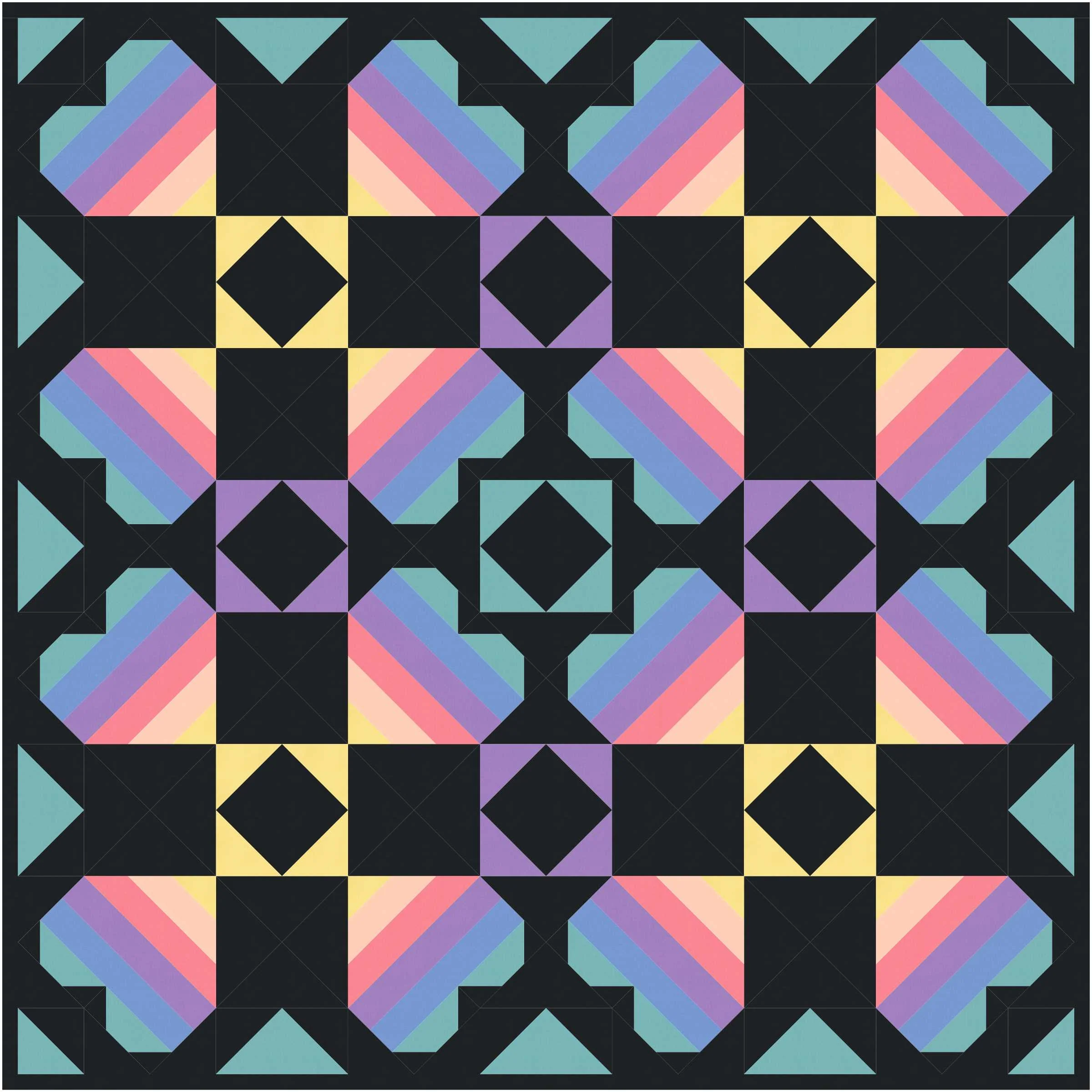 Dancing Hearts Quilt Pattern - PRINTED PATTERN - Image 10