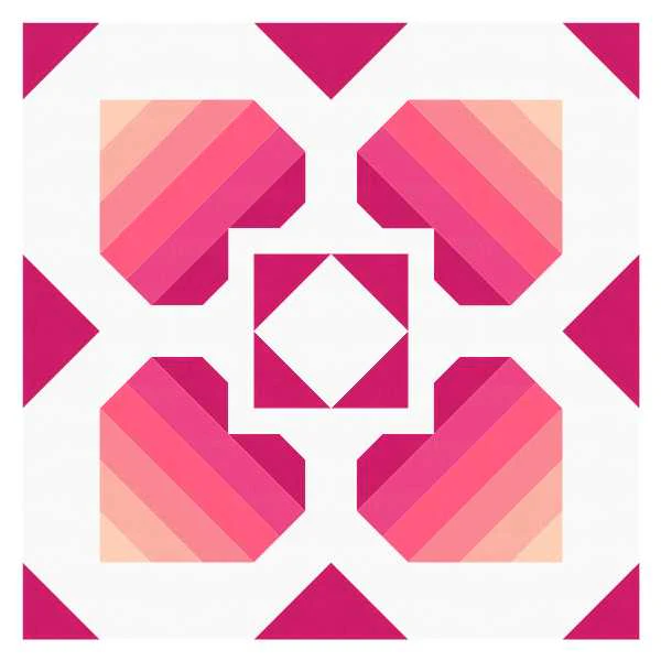 Dancing Hearts Quilt Pattern - PRINTED PATTERN - Image 5