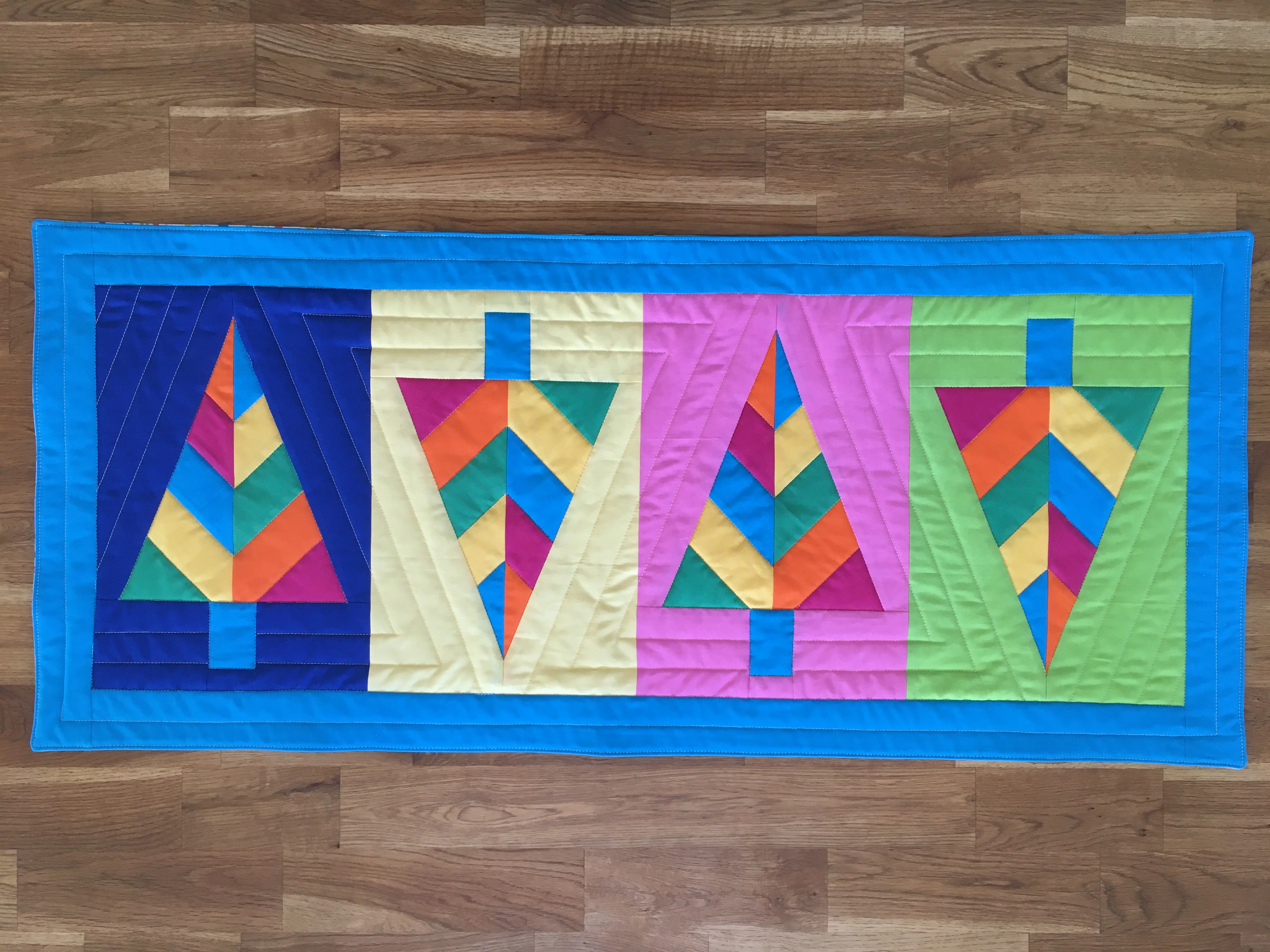 Festive Forest FPP Table Runner Pattern - PDF Instant Download - Image 3