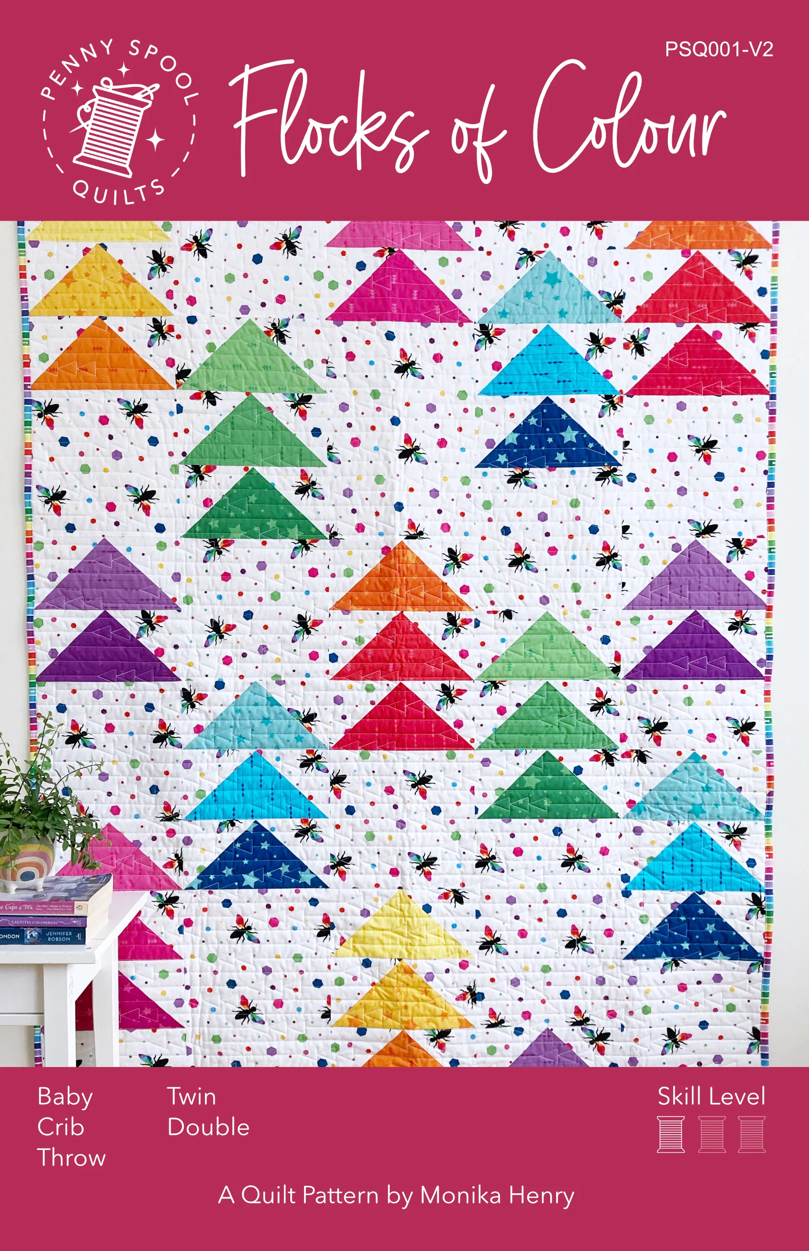 Flocks of Colour Quilt Pattern - PDF Instant Download - Image 8