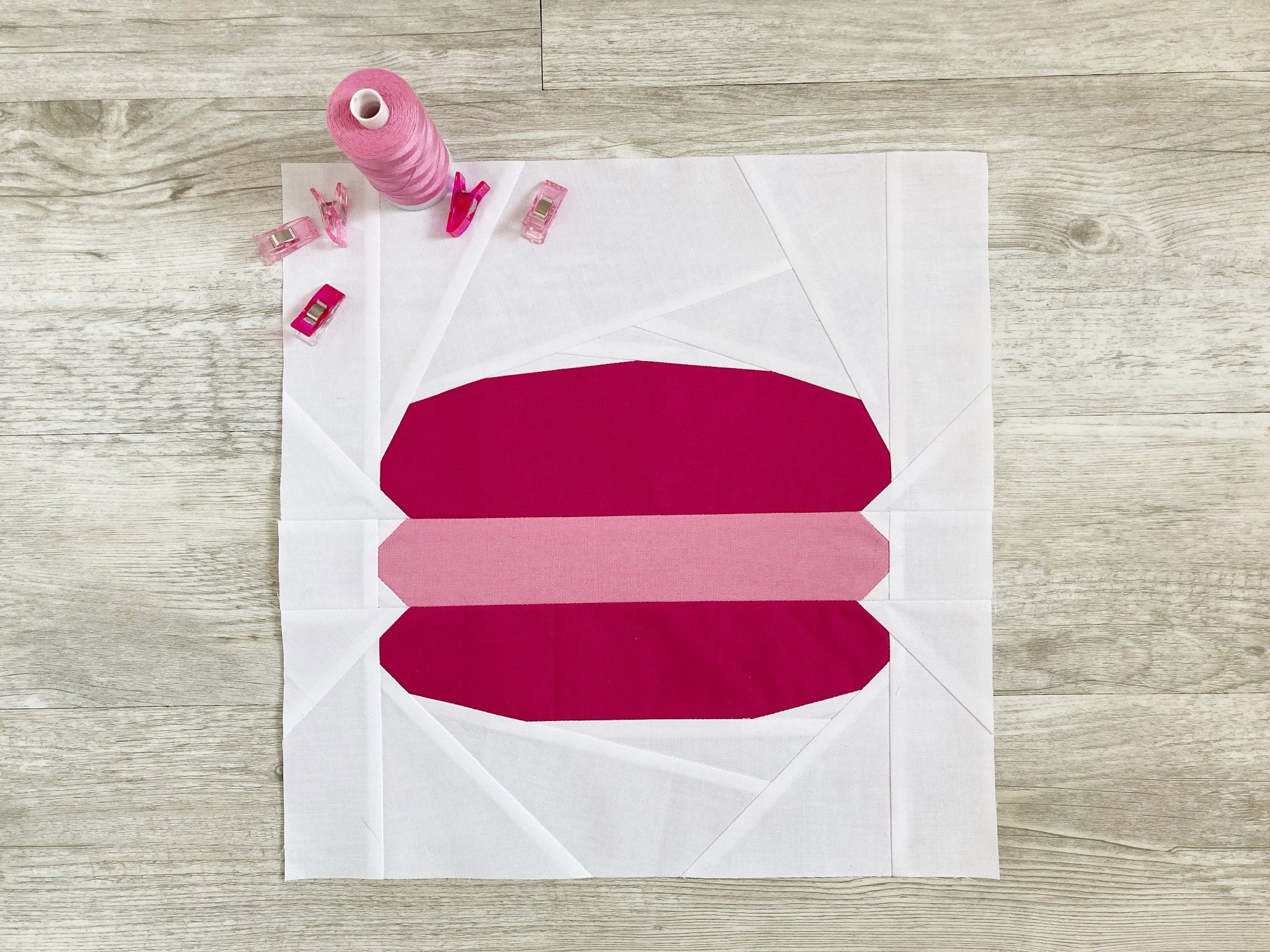 French Macaron FPP Quilt Block Pattern - PDF Instant Download - Image 10