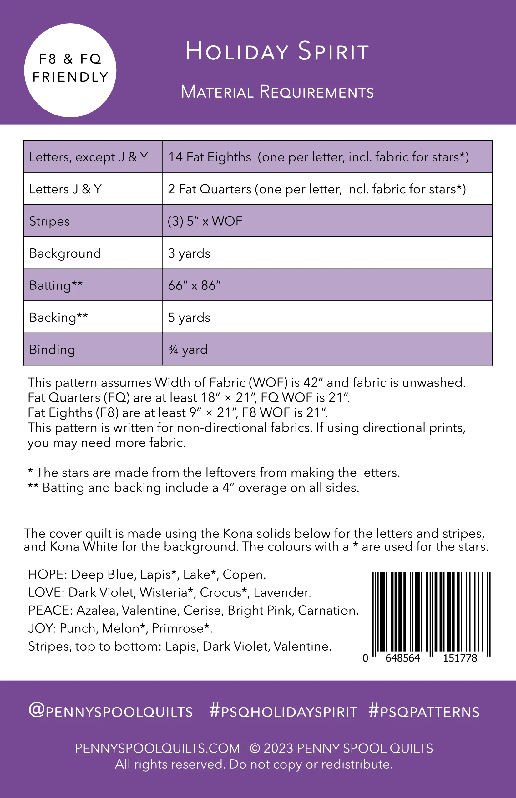 Holiday Spirit Quilt Pattern - PRINTED PATTERN - Image 7