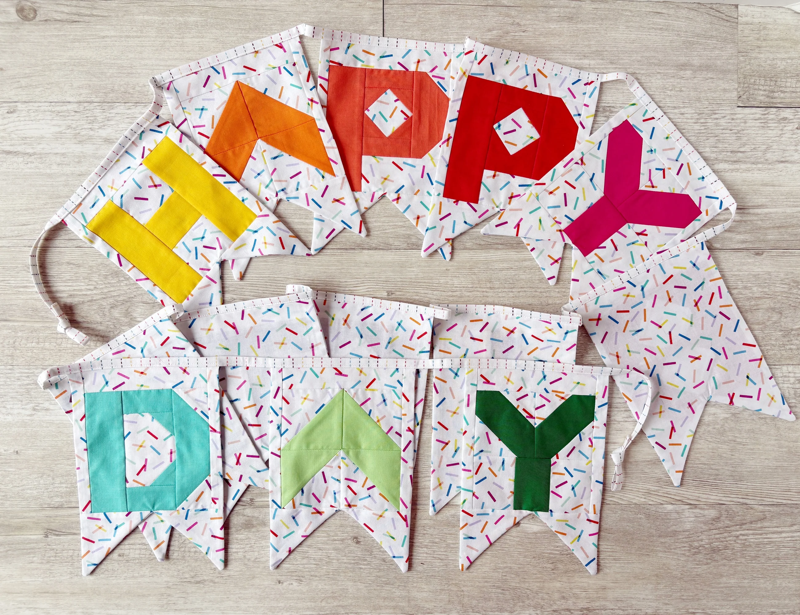 Party Bunting Pattern - PDF Instant Download - Image 3