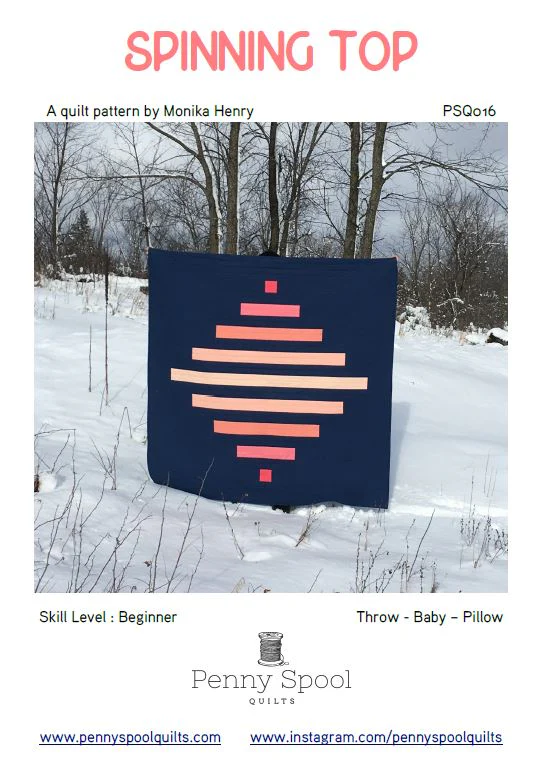 Spinning Top Quilt Pattern - PDF Instant Download - Image 10