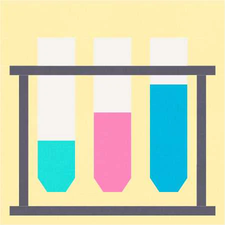 Test Tubes FPP Quilt Block - PDF Instant Download - Image 6