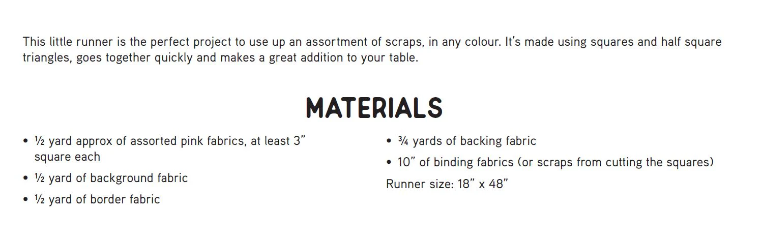 Tumbled Love Table Runner Pattern - PDF Instant Download - Image 5