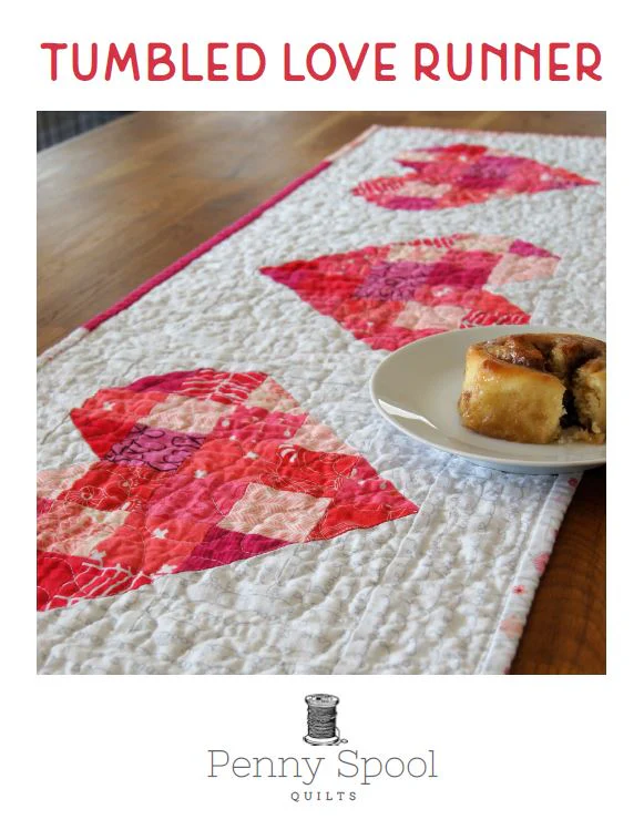 Tumbled Love Table Runner Pattern - PDF Instant Download - Image 6