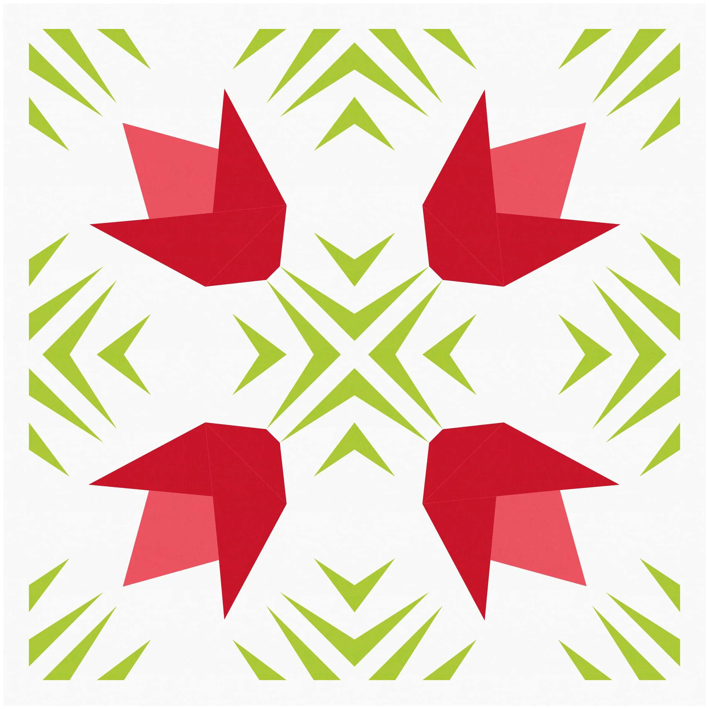 Tumbling Tulips FPP Mini Quilt Pattern - PDF Instant Download - Image 5