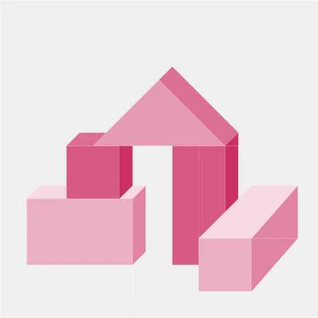 Wooden Toy Blocks FPP Quilt Block - PDF Instant Download - Image 6